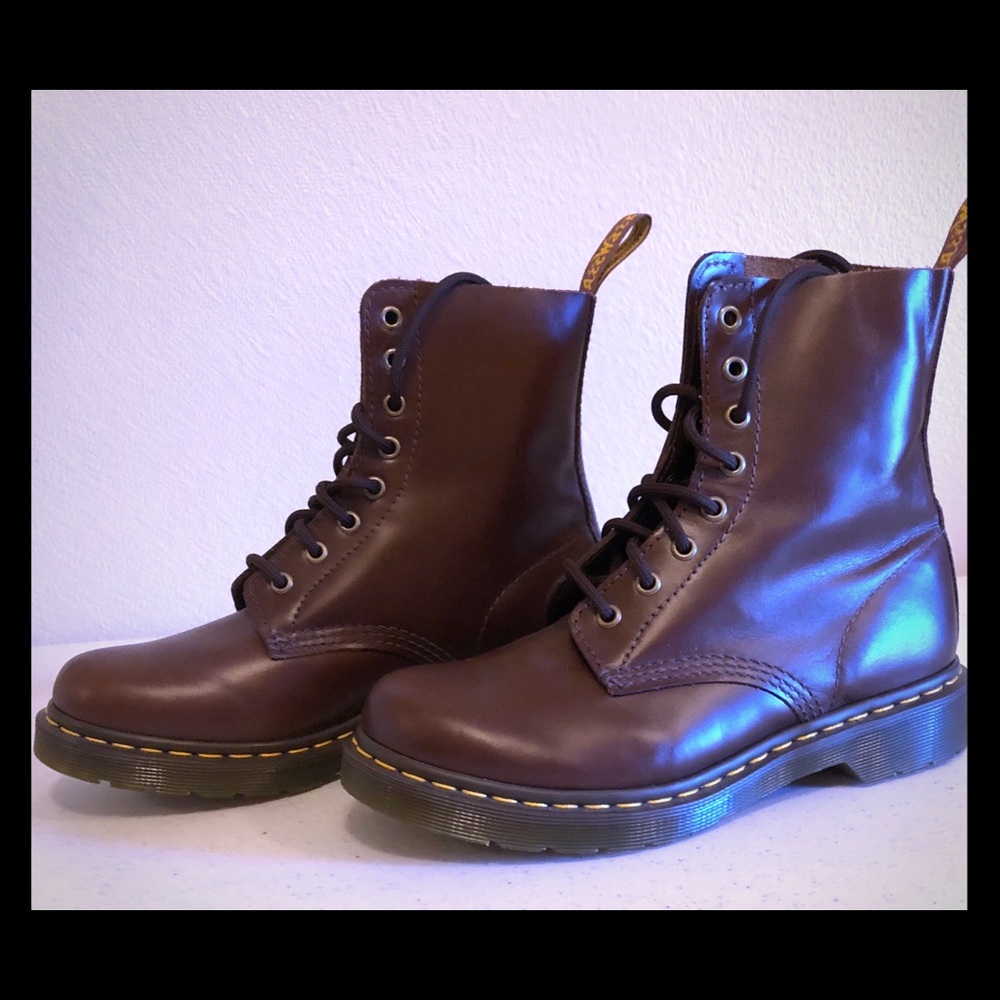 Dr. Martens 1460 Smooth Brown Combat Boots